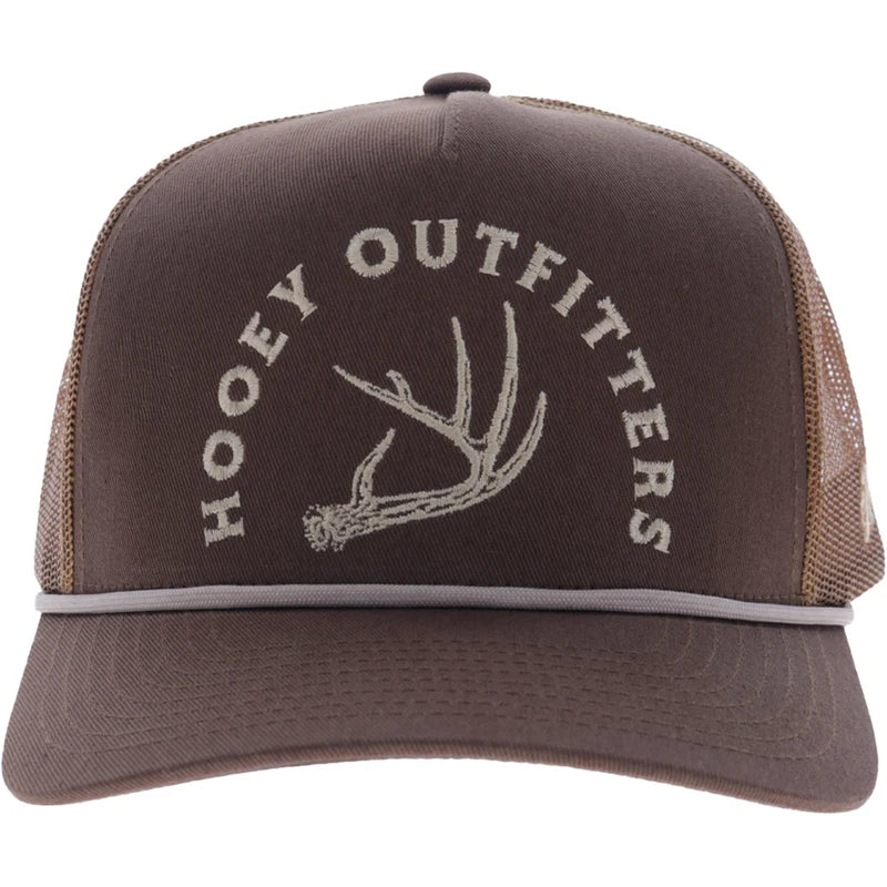 Hooey Men's Brown Shed 5-Panel Trucker Snapback 6043T-BRTN