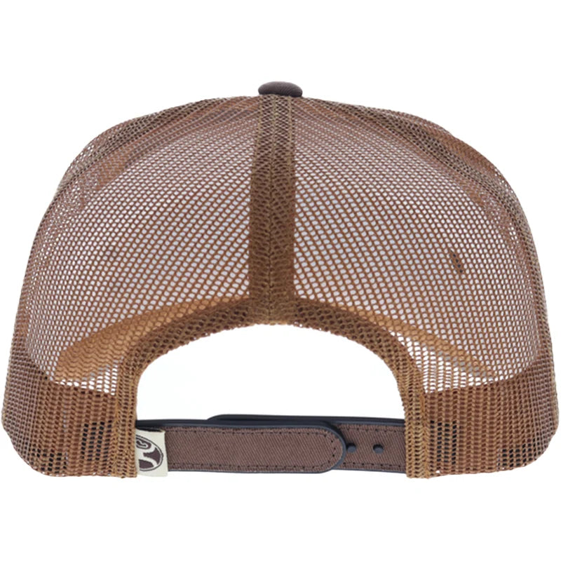 Hooey Men's Brown Shed 5-Panel Trucker Snapback 6043T-BRTN