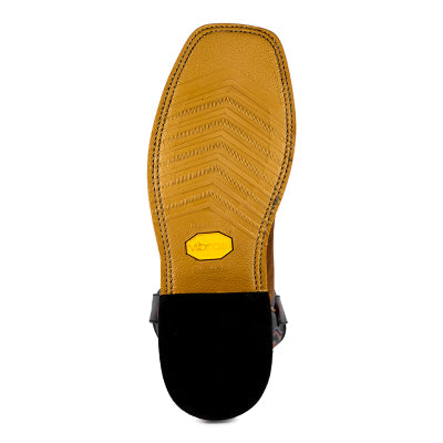 Men's Horsepower Distressed Bison Steel Toe Boot 12" HPW2505 - Crazy House Western Wear