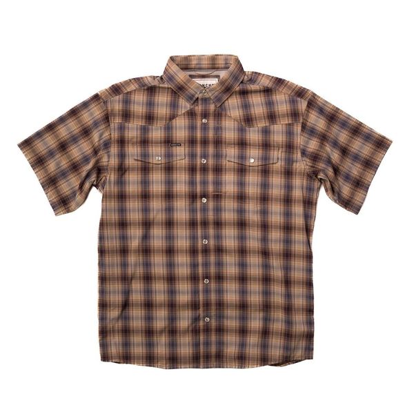 Men's Poncho Plaid Pearl Snap Shirt Dalhart-Plaid - Crazy House Western Wear