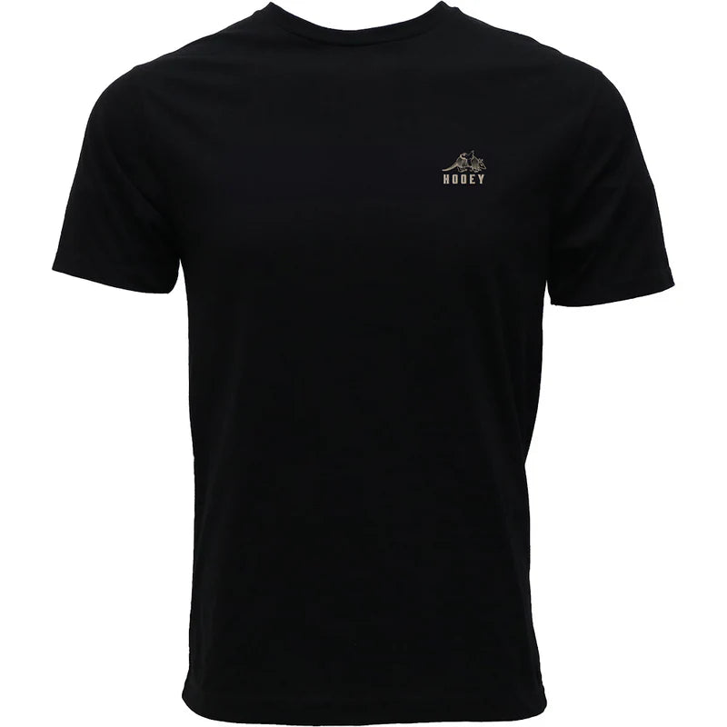 Men's Hooey "Desert Dillo" Black T-shirt HT1889BK - Crazy House Western Wear