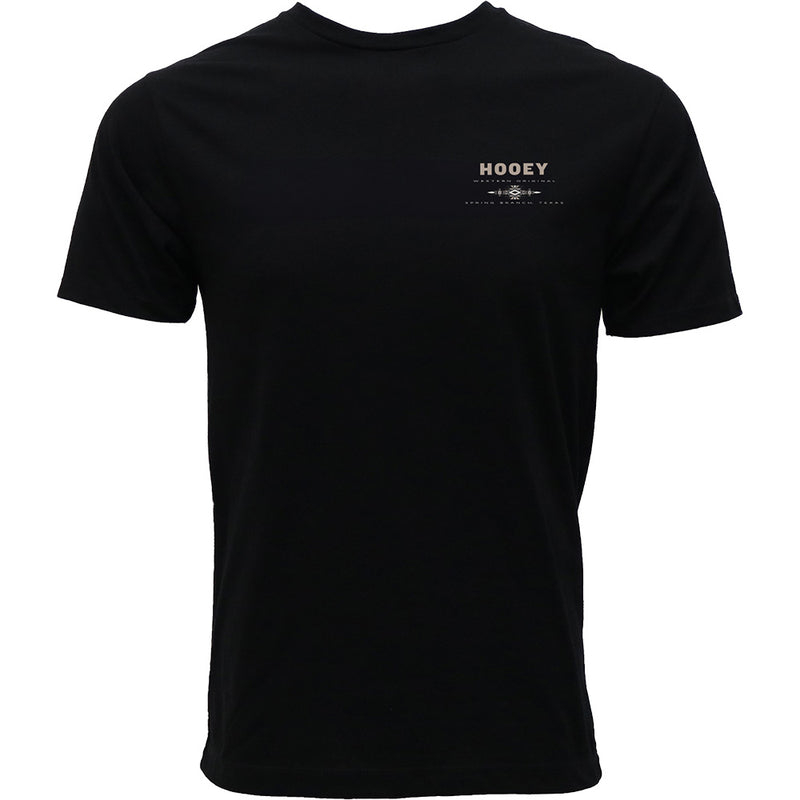 Men's Hooey Black "Peyote" T-shirt HT2601BK