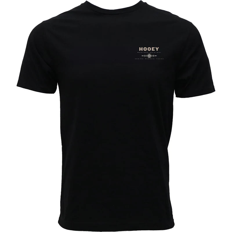 Boy's Hooey "Peyote" Black Hooey T-shirt HT2601BK-Y