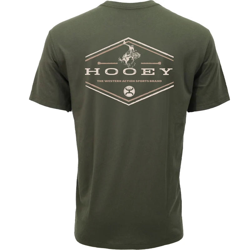 Hooey Men's Green "Hooey Rocks" T-shirt HT2604GR