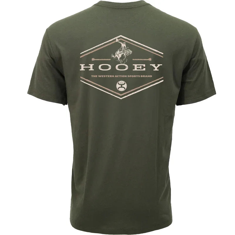 Hooey Men's Green "Hooey Rocks" T-shirt HT2604GR