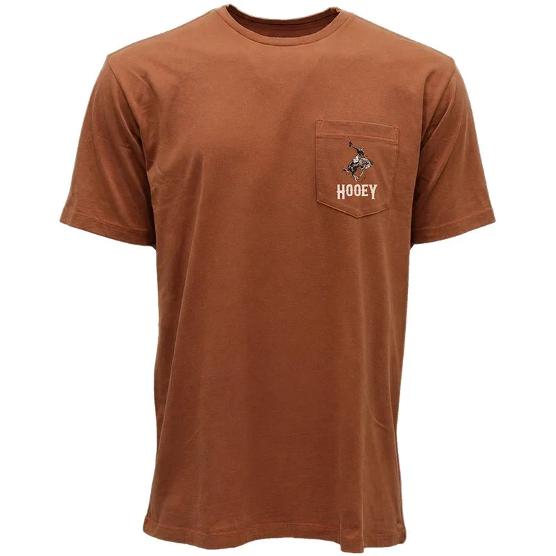 Hooey Men's Rust Cheyenne Pocket T-shirt HT2607RU