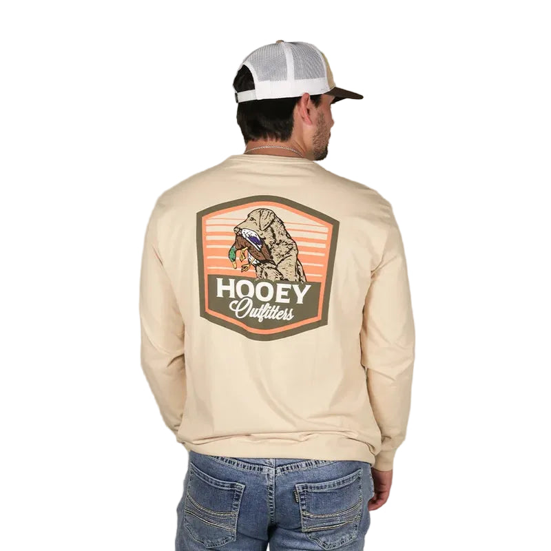 Hooey Men's Tan Toller Long Sleeve T-shirt HT2656TN