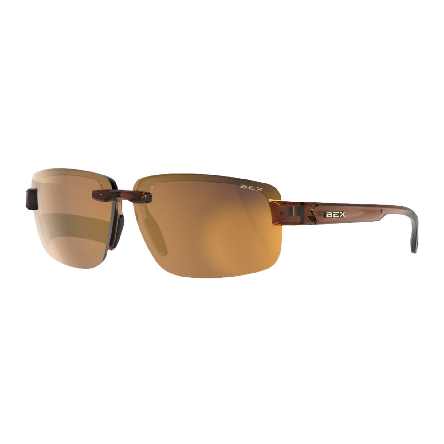 Men's Bex "Harris" Brown and Gold Sunglasses S126CBRBRGL - Crazy House Western Wear