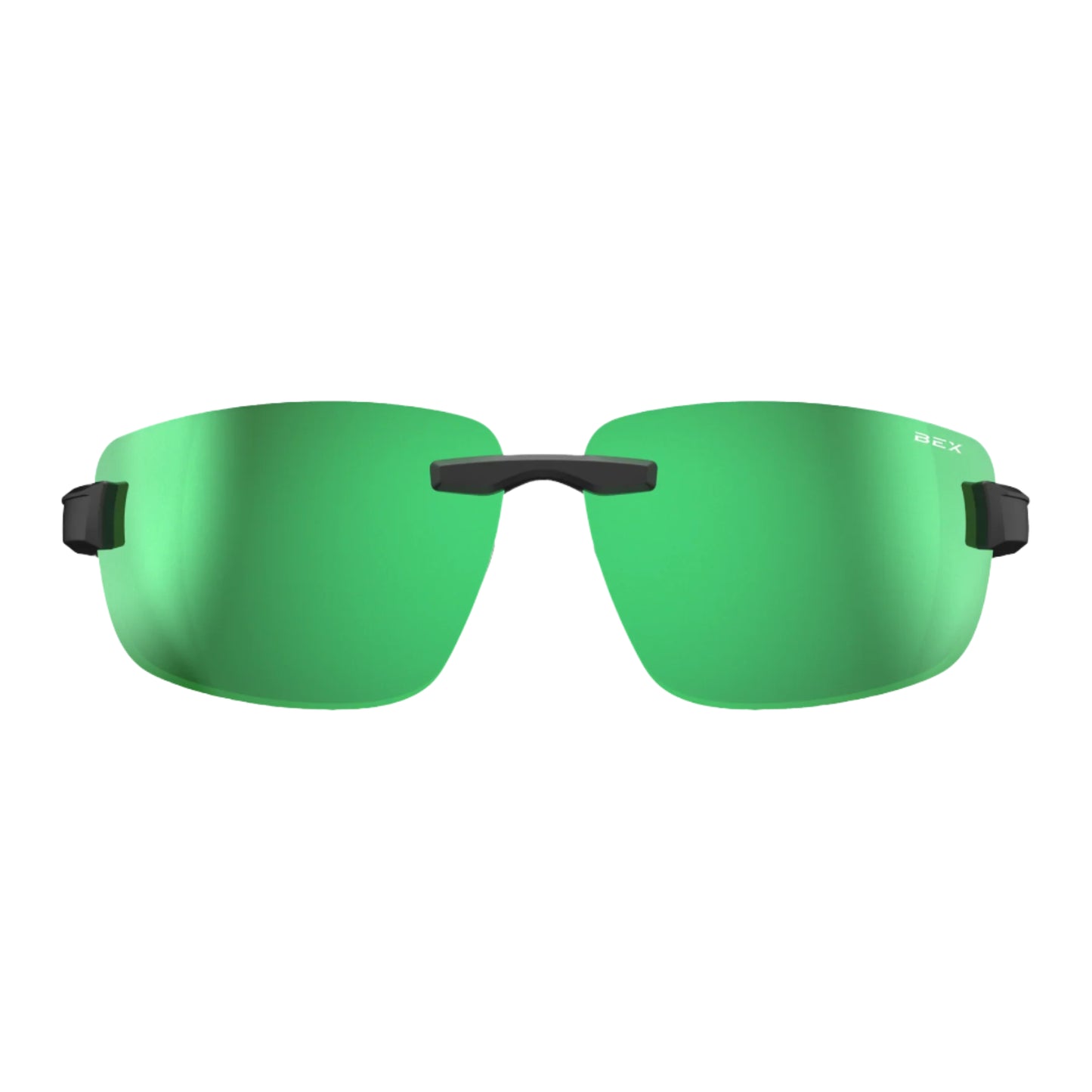 Men's Bex "Harris" Black Sienna And Green Sunglasses S126BSG