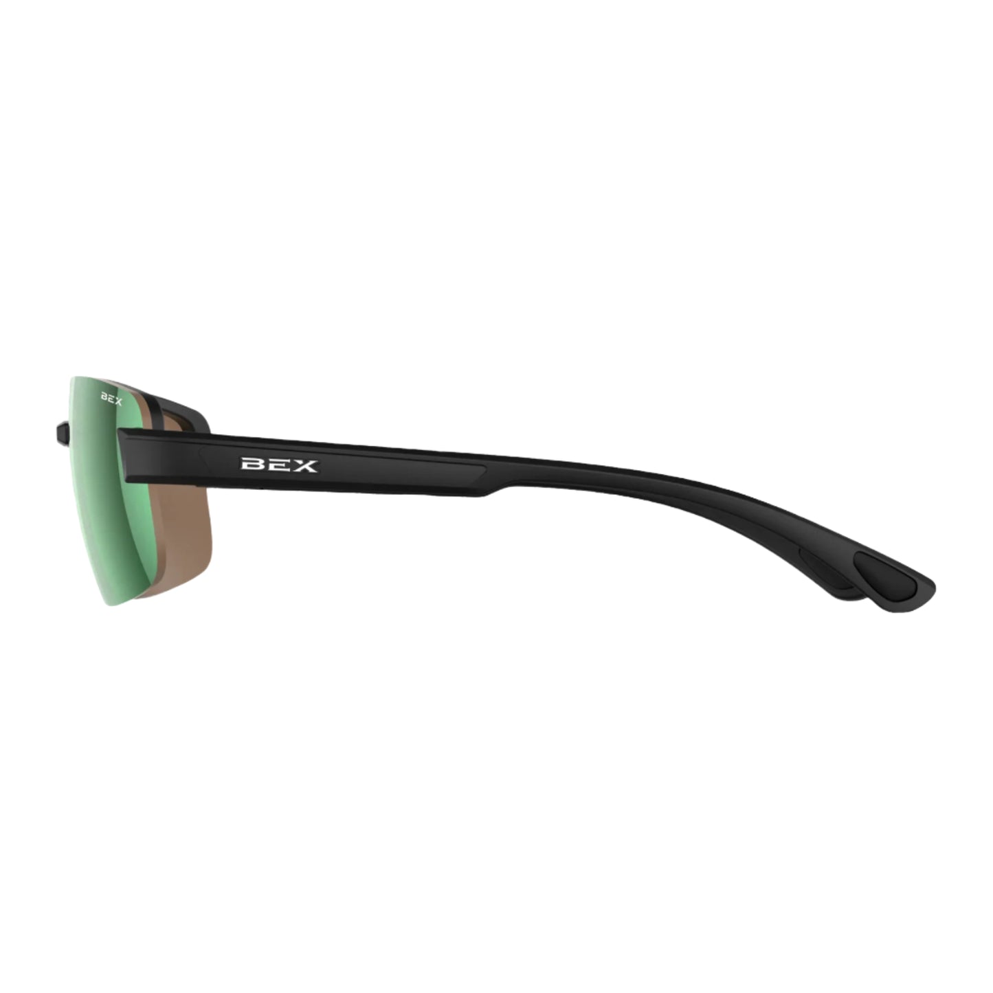 Men's Bex "Harris" Black Sienna And Green Sunglasses S126BSG