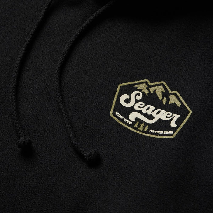Seager Men's Black High Country Hoodie Black MFH26HIGHCBLK