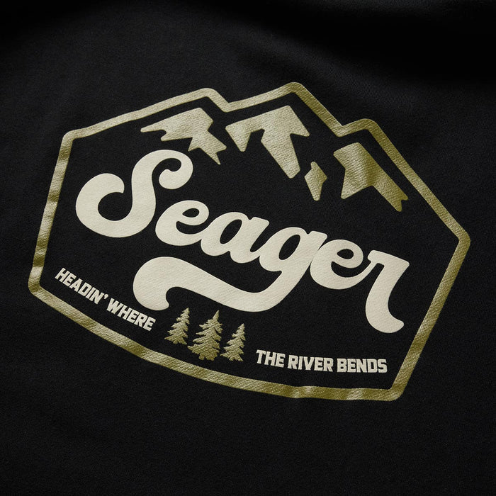 Seager Men's Black High Country Hoodie Black MFH26HIGHCBLK