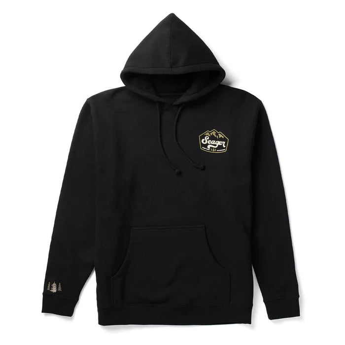 Seager Men's Black High Country Hoodie Black MFH26HIGHCBLK