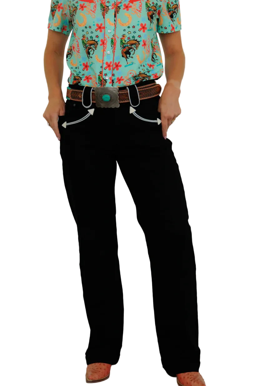 Women's Howdy Hanny Smiley Pocket Pants