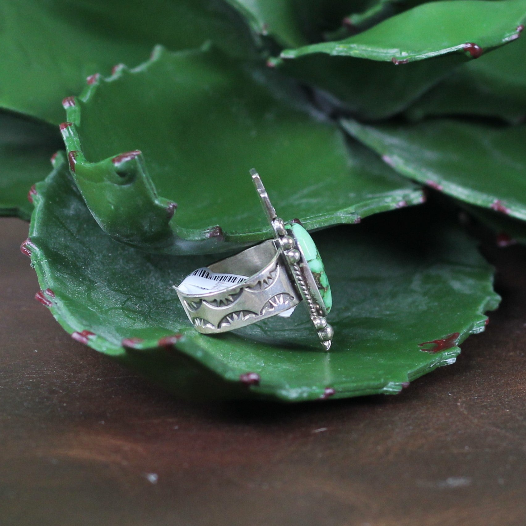 Women's Ella M. Linkin Sonoran Gold Turquoise Ring - Crazy House Western Wear