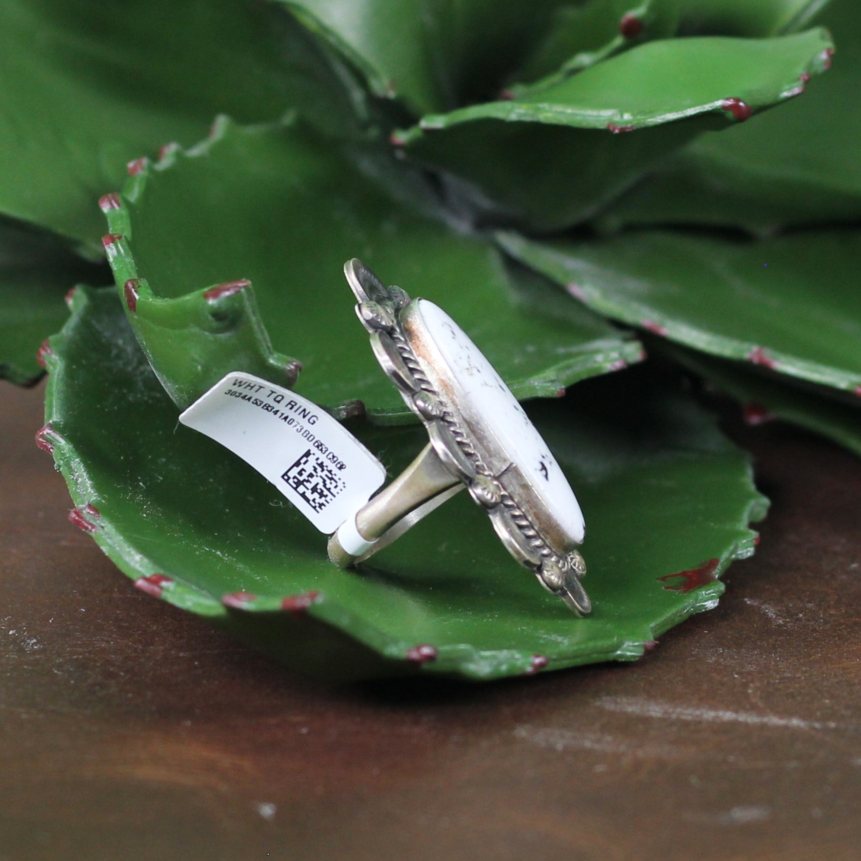 Women's Gilbert Tom White Buffalo Adjustable Ring - Crazy House Western Wear