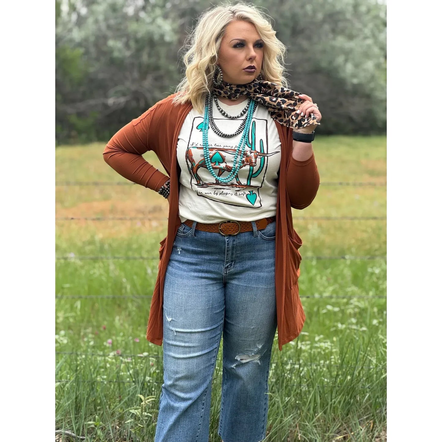 Women's Longhorn Card T-shirt