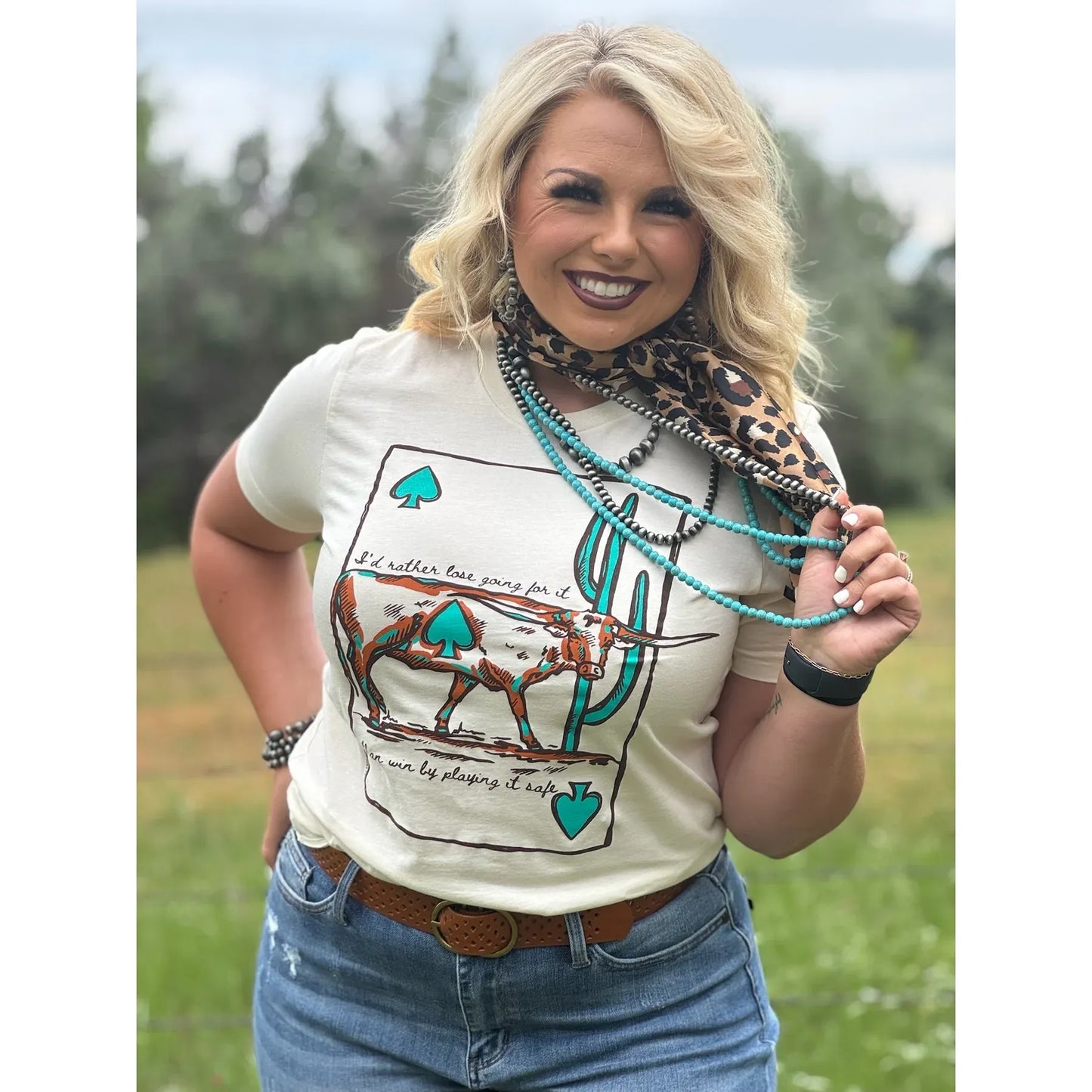 Women's Longhorn Card T-shirt