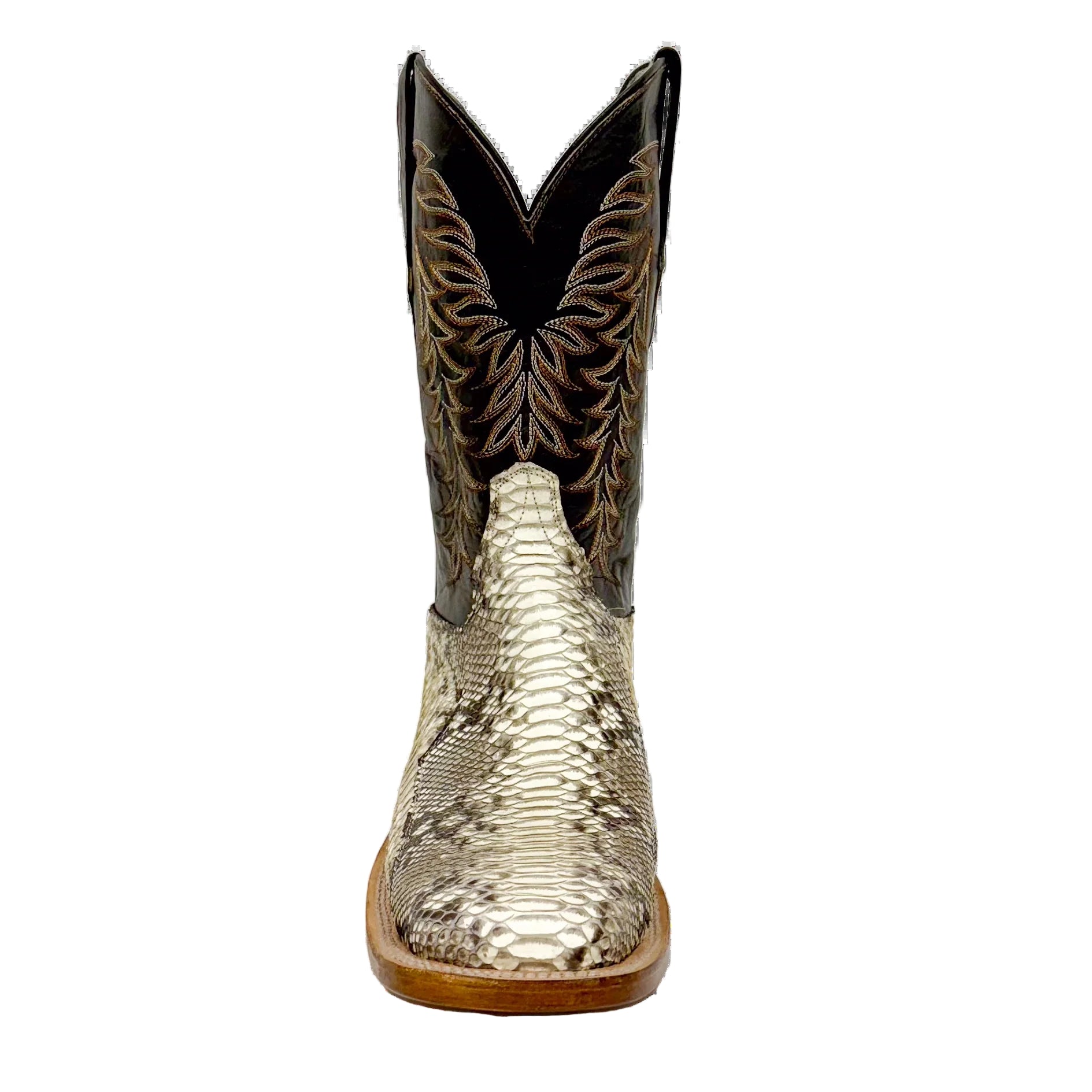 Men's Cowtown Square Toe Python Boots Q818