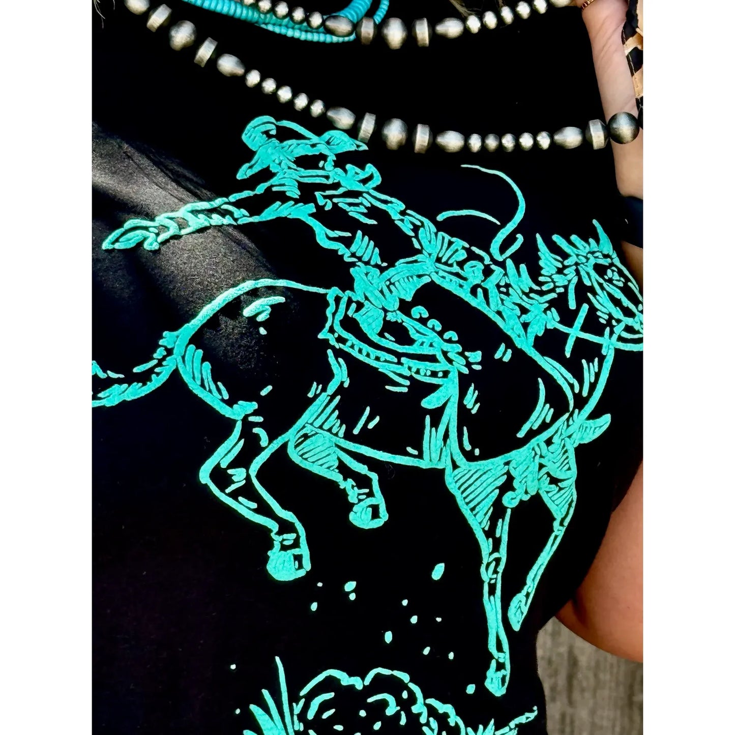 Women's Turquoise Roughrider T-shirt