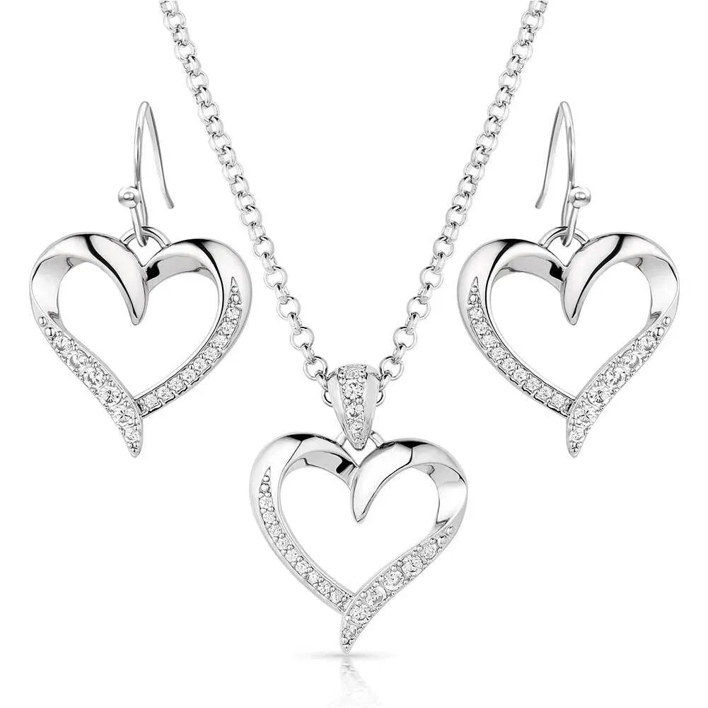 Women's Montana Silversmiths Divine Affection Jewelry Set JS6123