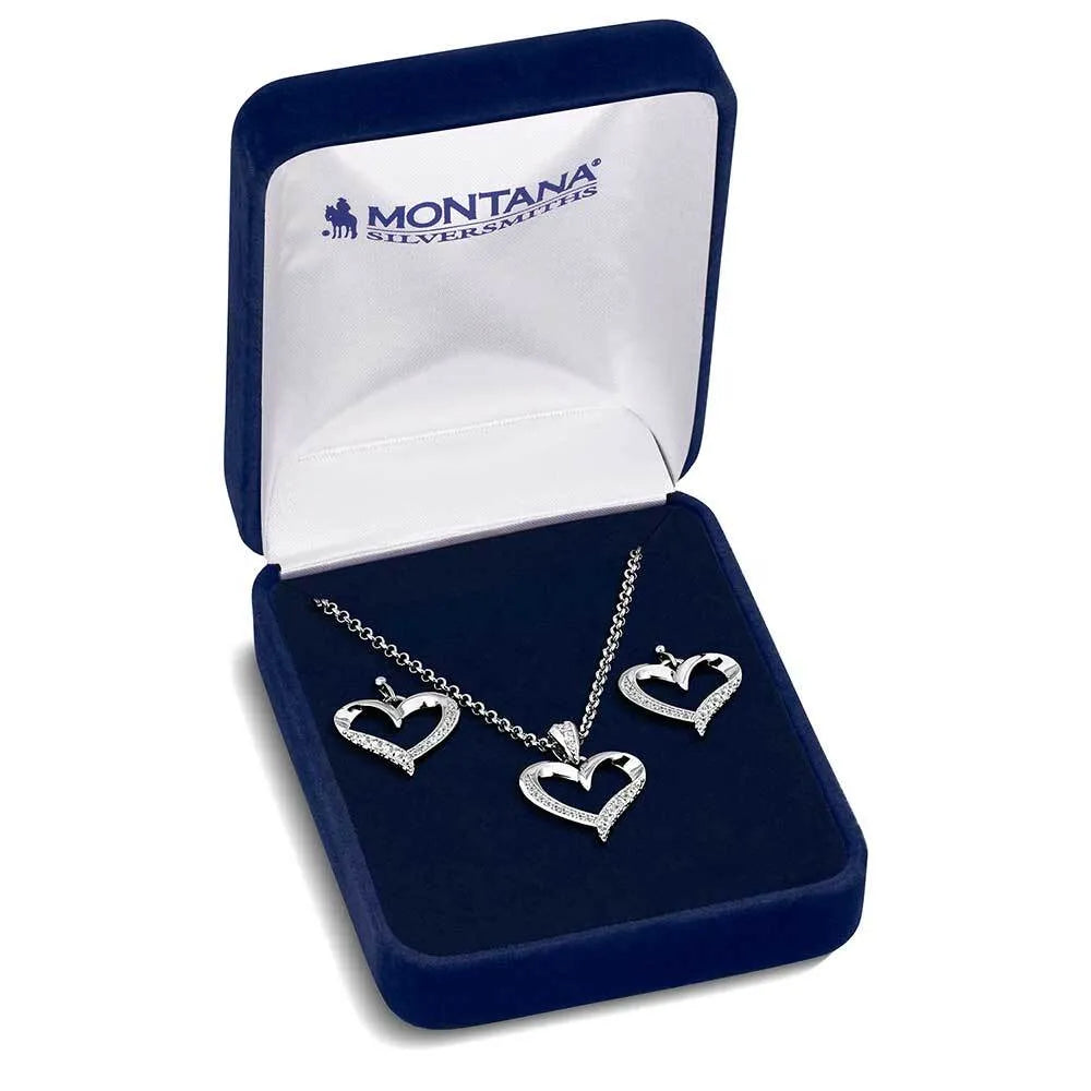 Women's Montana Silversmiths Divine Affection Jewelry Set JS6123