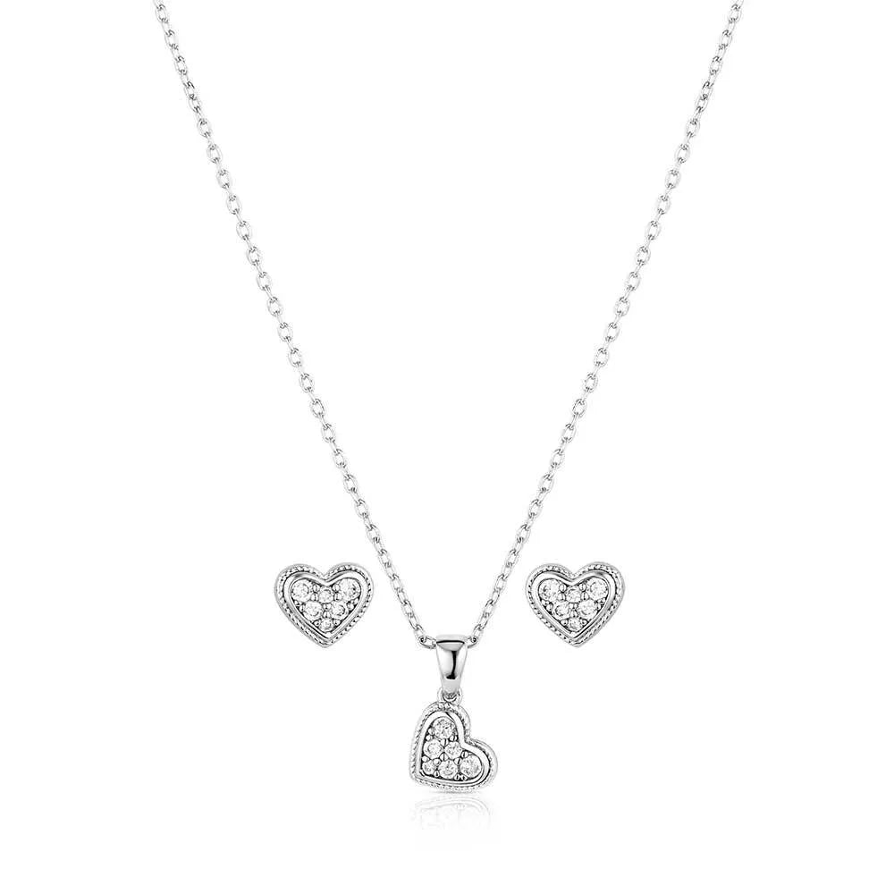 Women's Montana Silversmiths Moonlit Love Jewelry Set JS6230