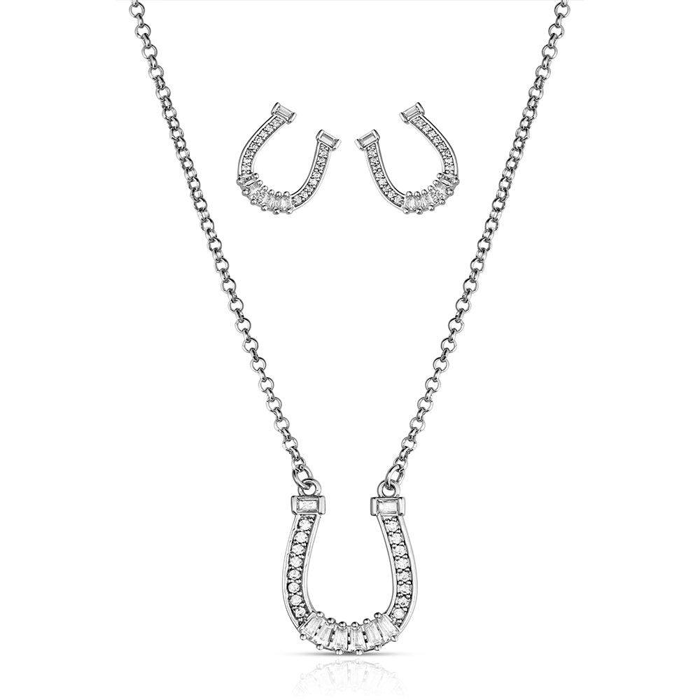 Women's Montana Silversmiths True Luck Crystal Jewelry Set JS6530