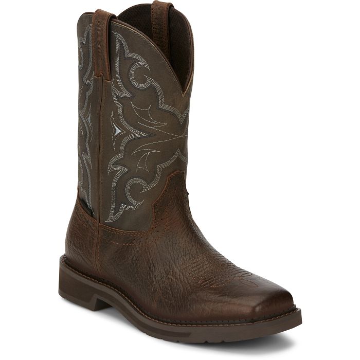 Men's Justin Amarillo 11" Waterproof Work Boot SE4312 - Crazy House Western Wear