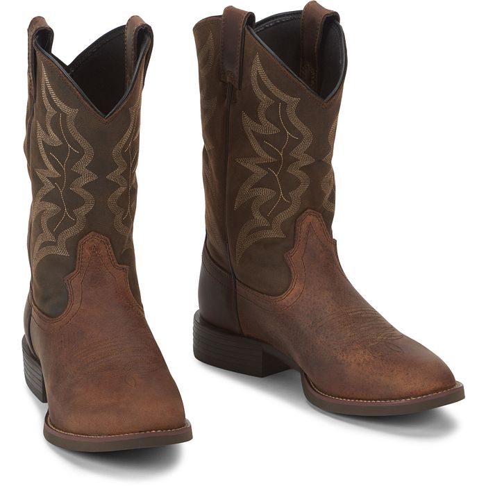 Men's Justin Buster 11" Western Boot 7221 - Crazy House Western Wear