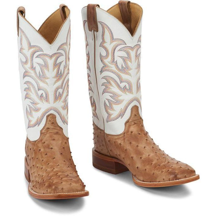Men's Justin Pascoe 13" Full Quill Ostrich Boot 8094 - Crazy House Western Wear