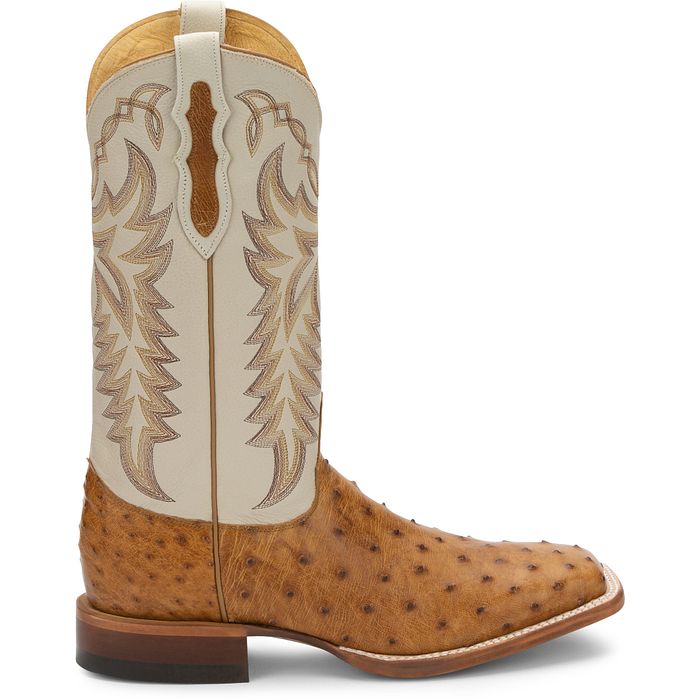 Men's Justin Pascoe 13" Full Quill Ostrich Boot 8094 - Crazy House Western Wear