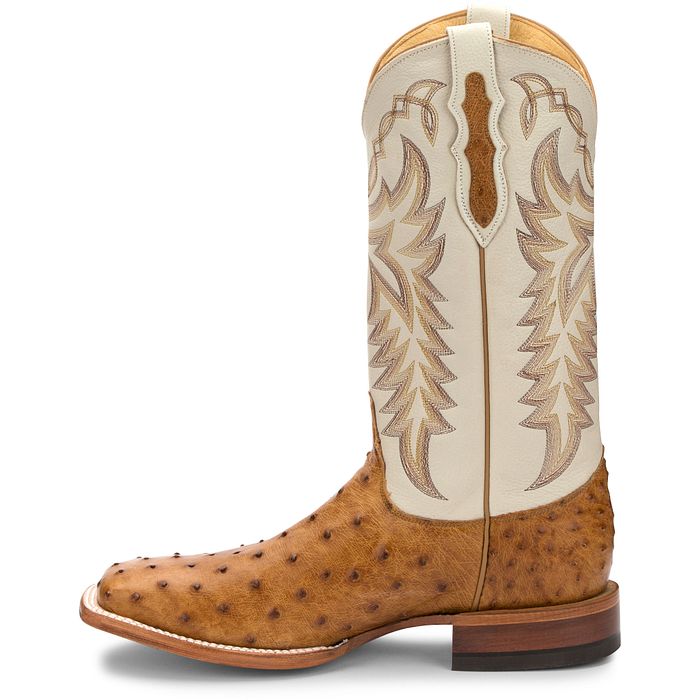 Men's Justin Pascoe 13" Full Quill Ostrich Boot 8094 - Crazy House Western Wear