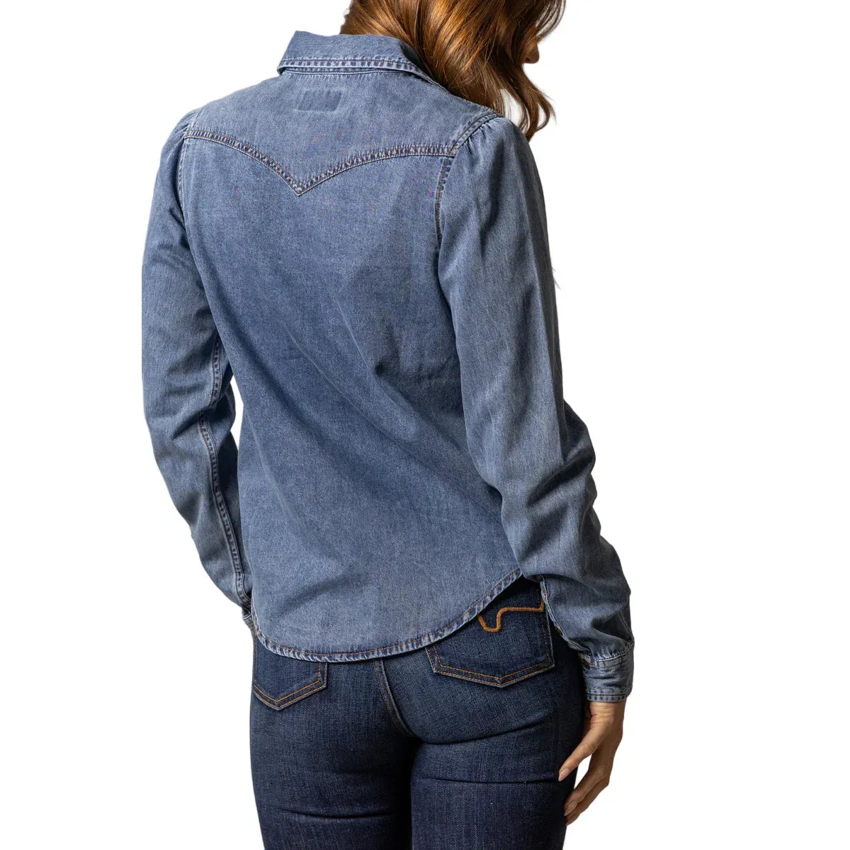 Women's Kimes Ranch Indigo Blue Jane Denim Snap