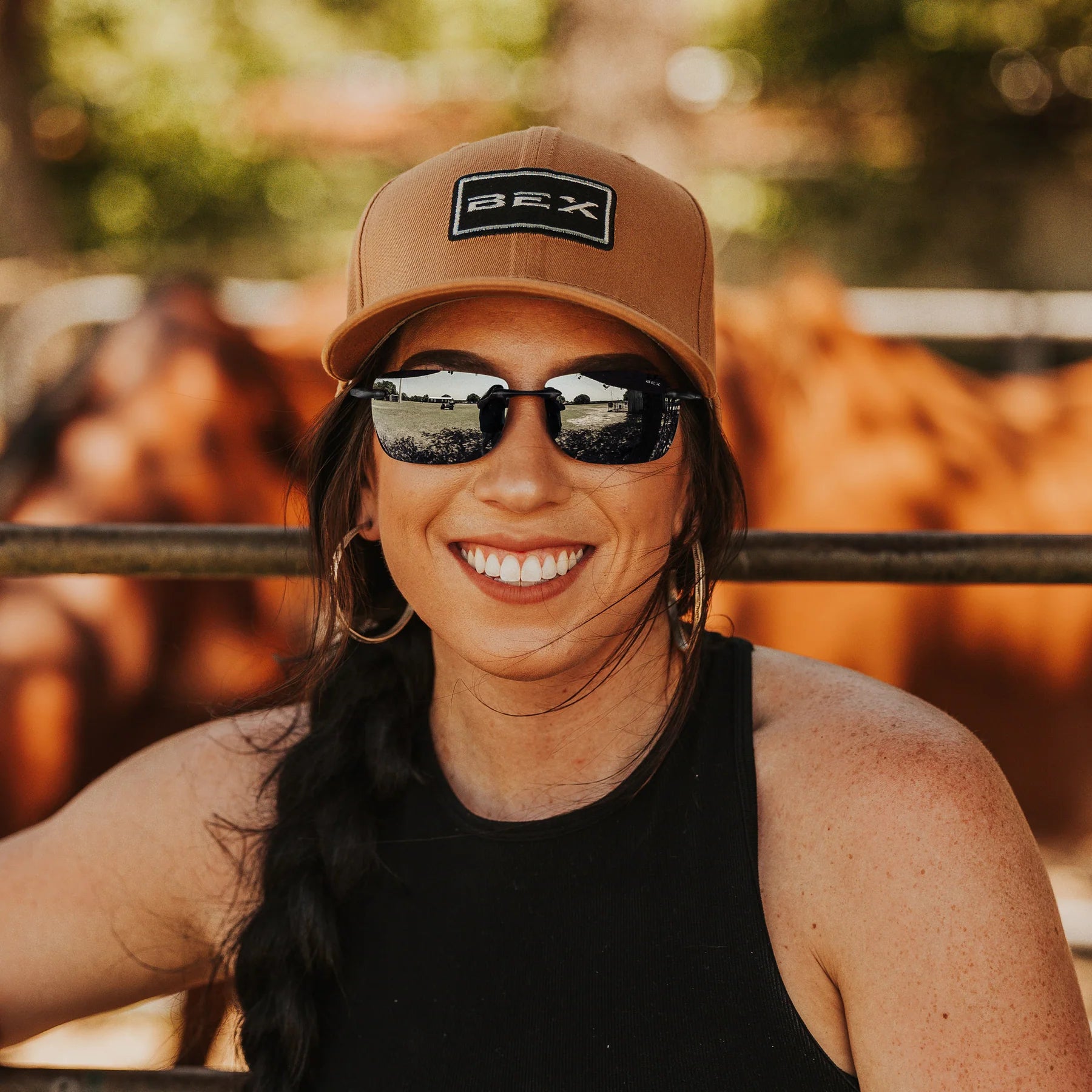 Bex Black, Gray and Silver Jaxyn X OTG Sunglasses S164BGS