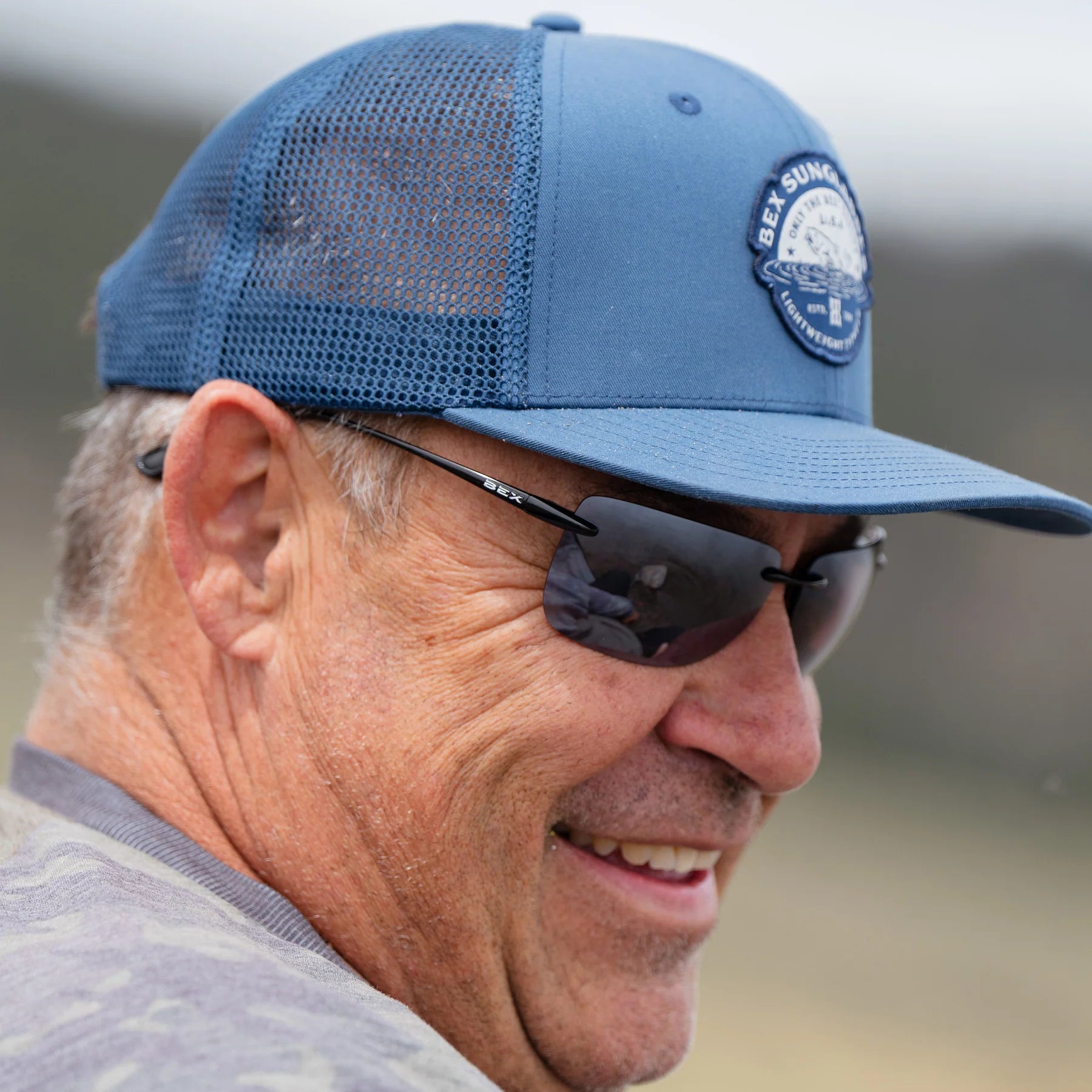 Bex Black, Gray and Silver Jaxyn X OTG Sunglasses S164BGS