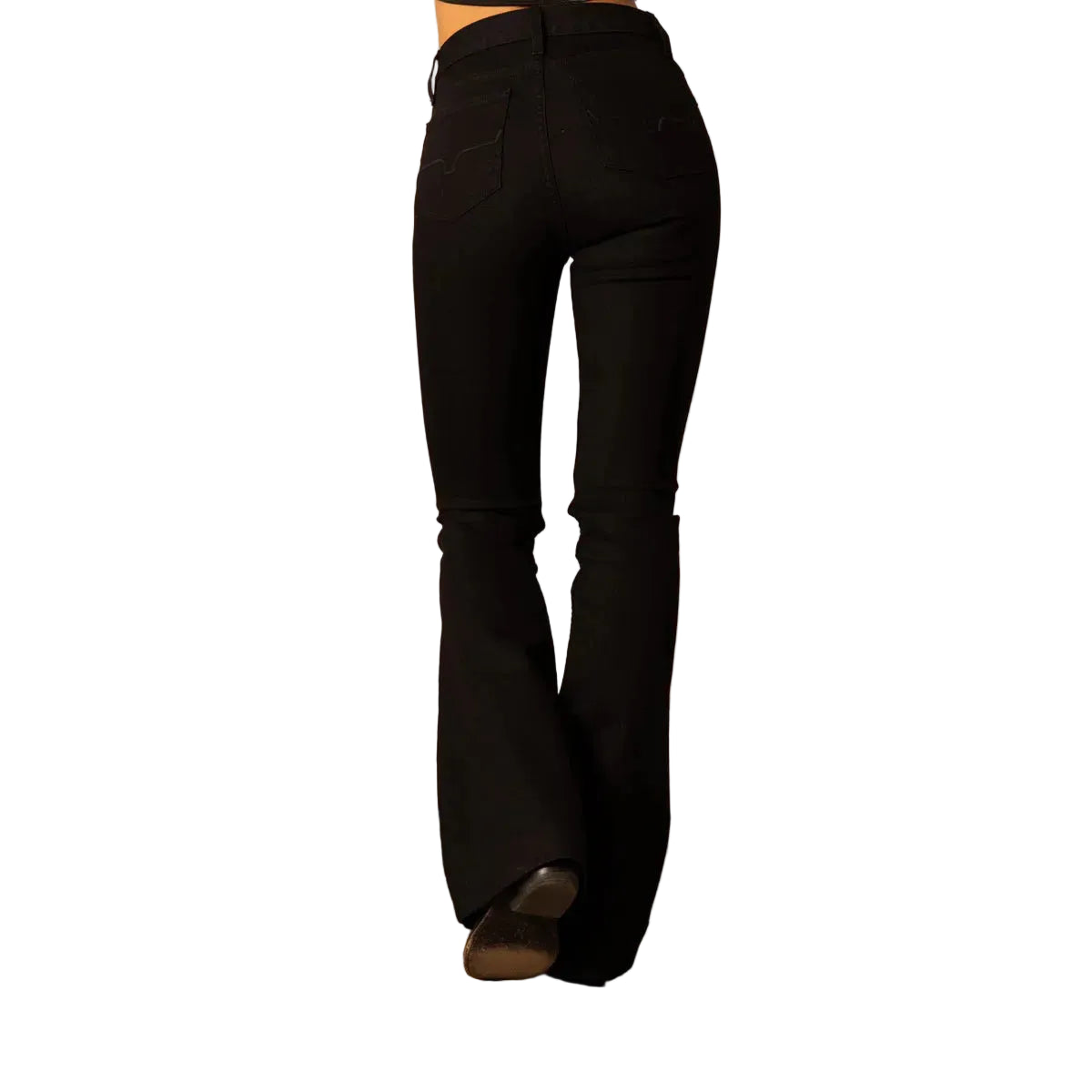 Women's Kimes Ranch Jennifer Ultra High Rise Flare Leg Jean JENNIFER BLACK - Crazy House Western Wear