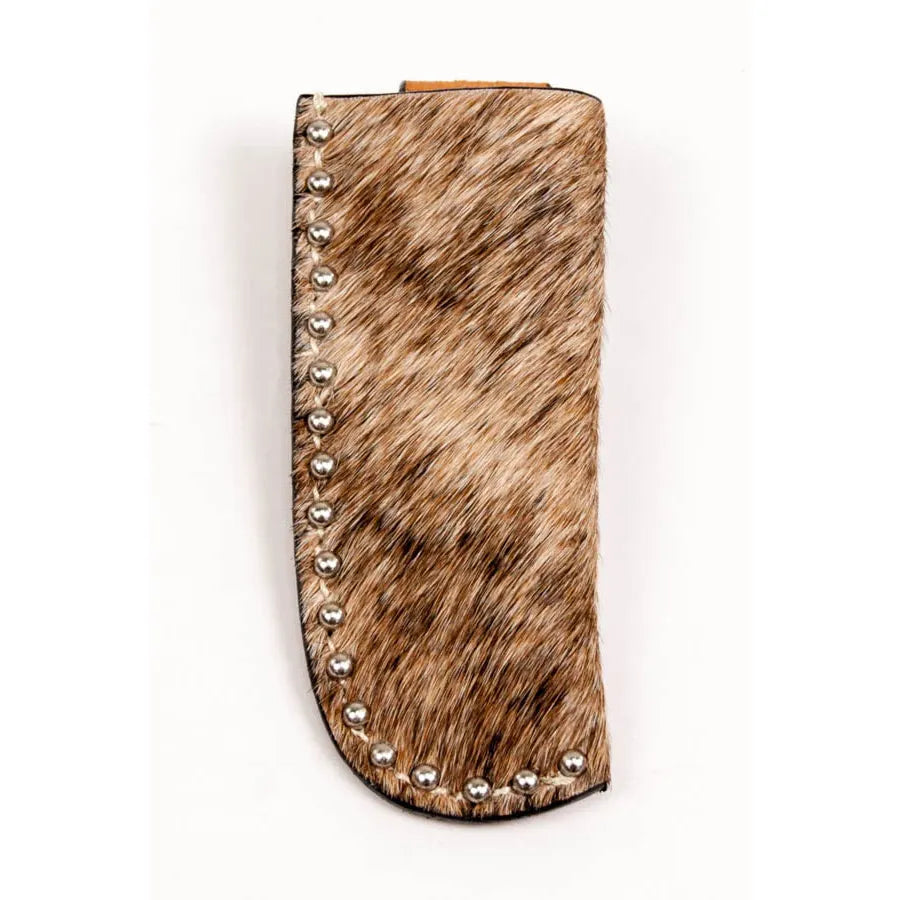 Cowboy Chrome Cowhide Rian Sheath K242