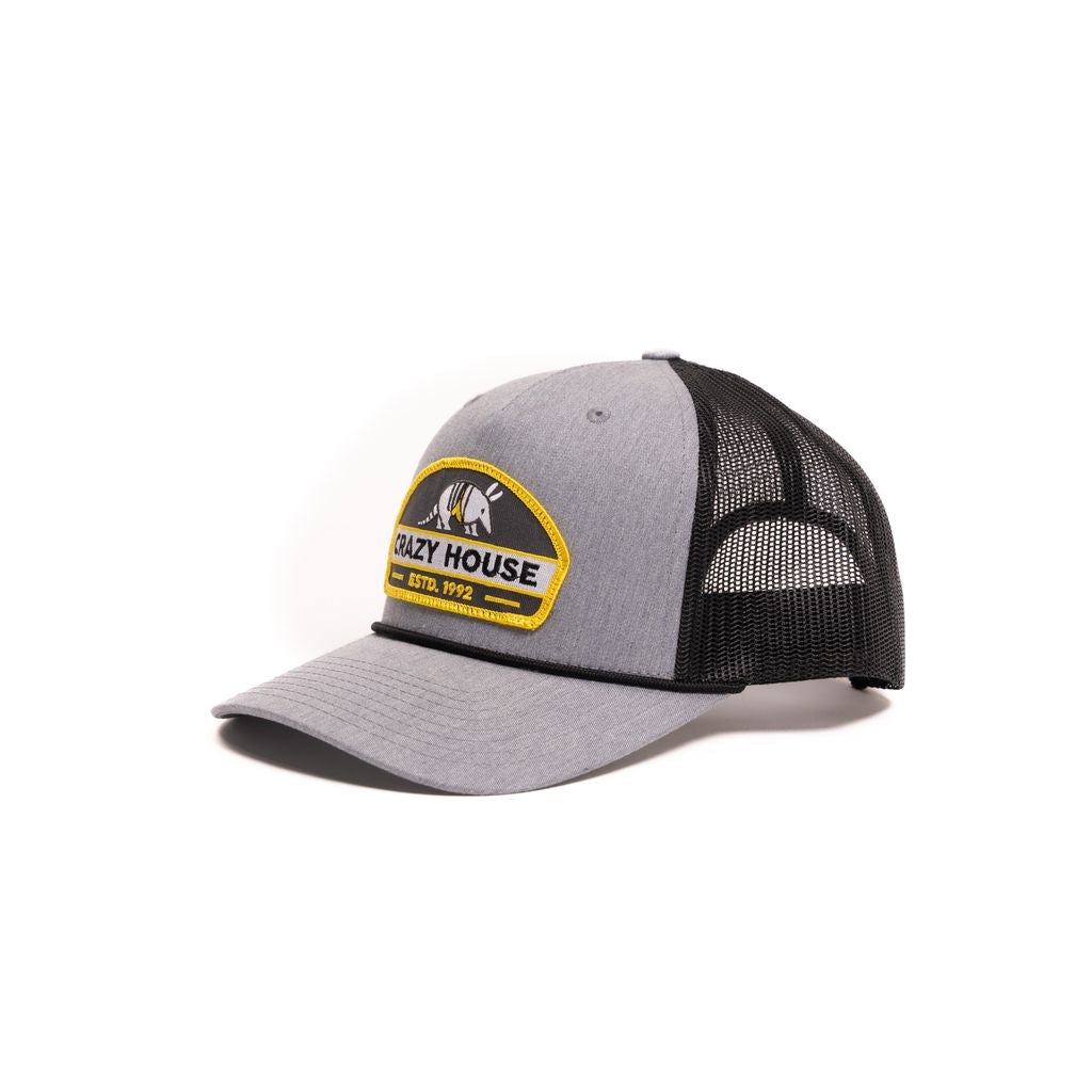 Crazy House Unisex Grey and Black Snapback with Patch - Crazy House Western Wear