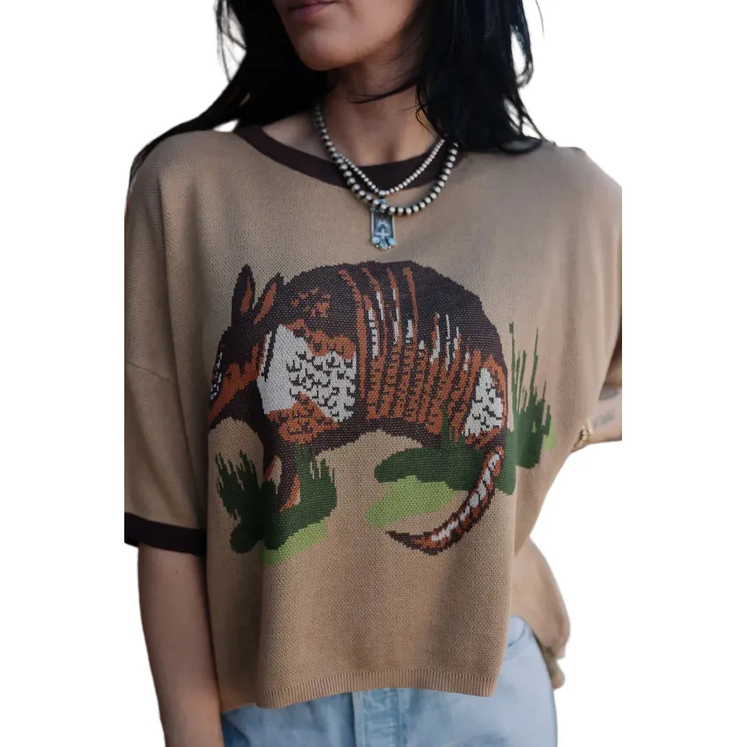 Women's TwoFly Dusty Dillo Sweater Top