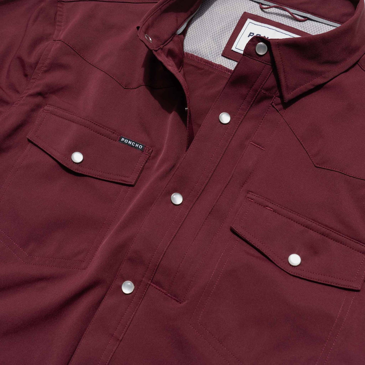 Men's Poncho "The Kyle" Pearl Snap Short Sleeve Shirt