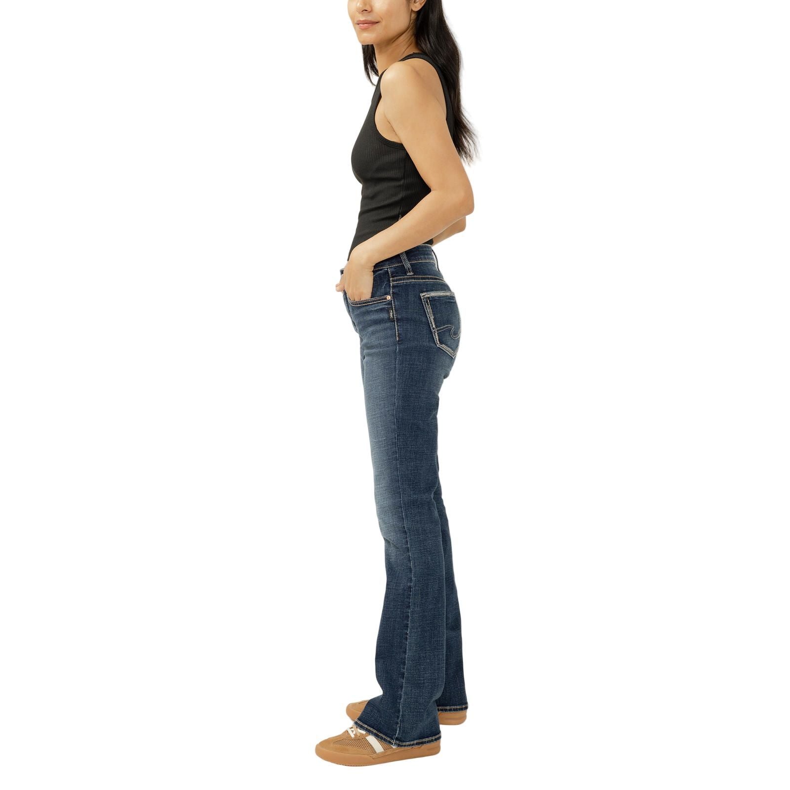 Elyse Mid Rise Bootcut Jeans