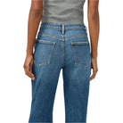 Women's Silver Baggy Mid Rise Bootcut Jeans L27768AGR316 - Crazy House Western Wear