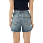 Women's Silver Highly Desirable Long Shorts L28533AGR384 - Crazy House Western Wear