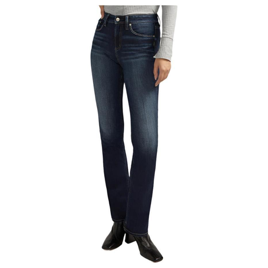 Women's Silver Avery Slim Boot Cut Jean l94627SIA419 - Crazy House Western Wear