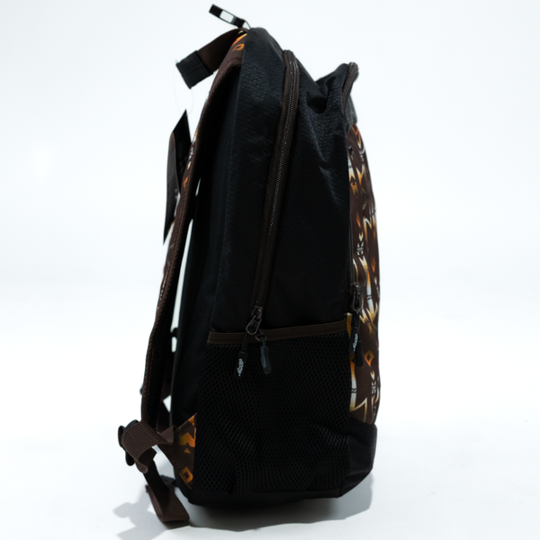 Boy's Hooey Brown, Black and Orange Aztec Backpack BP072BRBK - Crazy House Western Wear