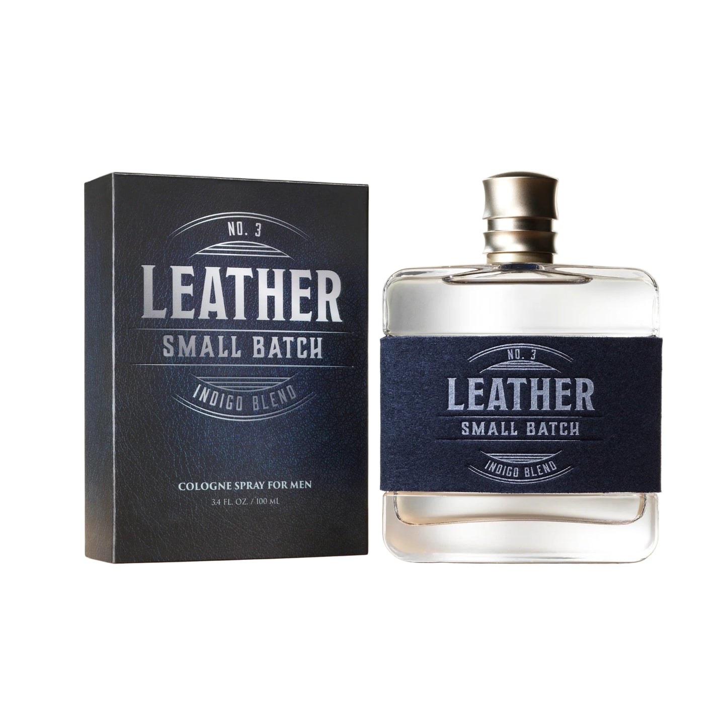 Men's Leather Small Batch Indigo Blend Cologne No. 3