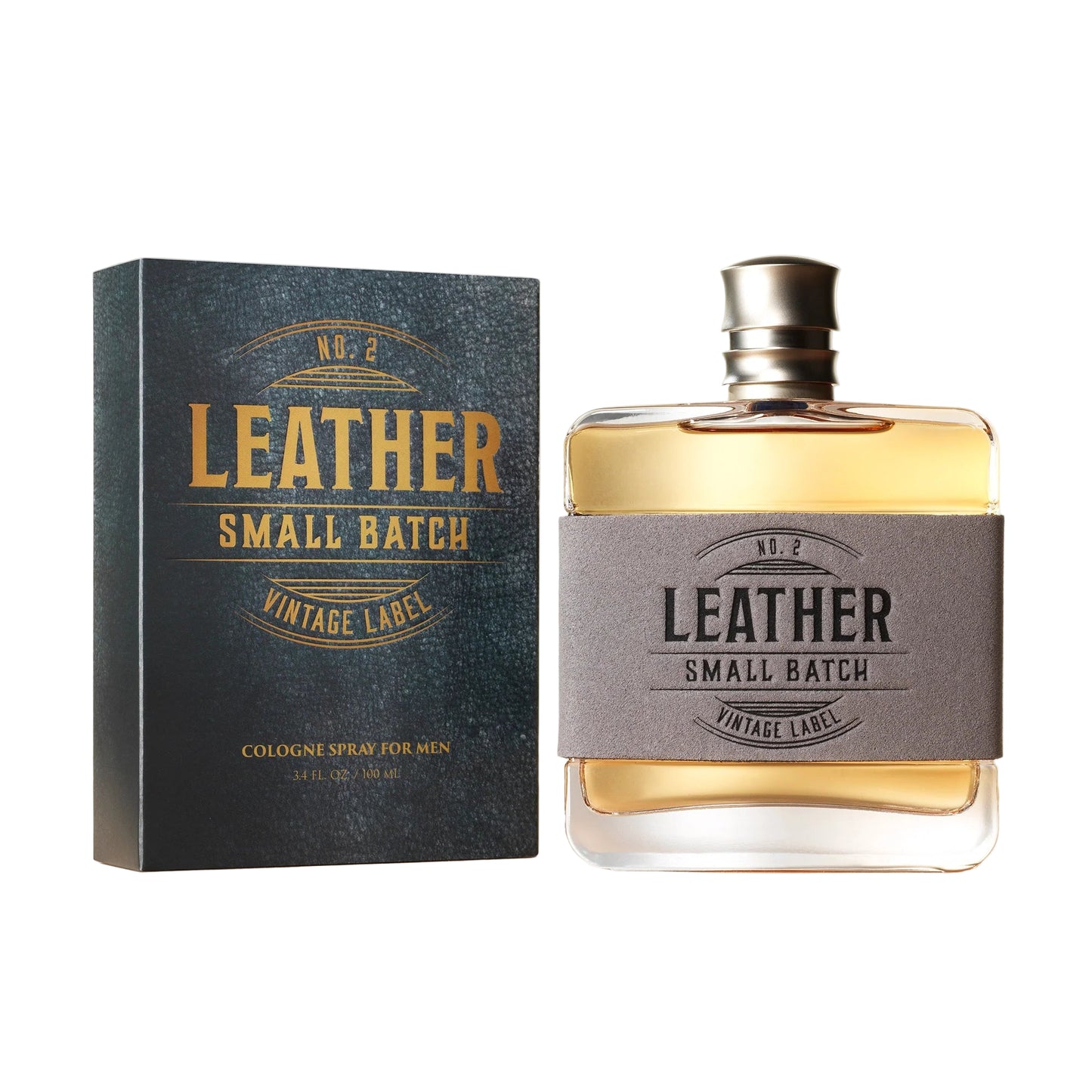 Men's Leather Small Batch Vintage Label Cologne No. 2