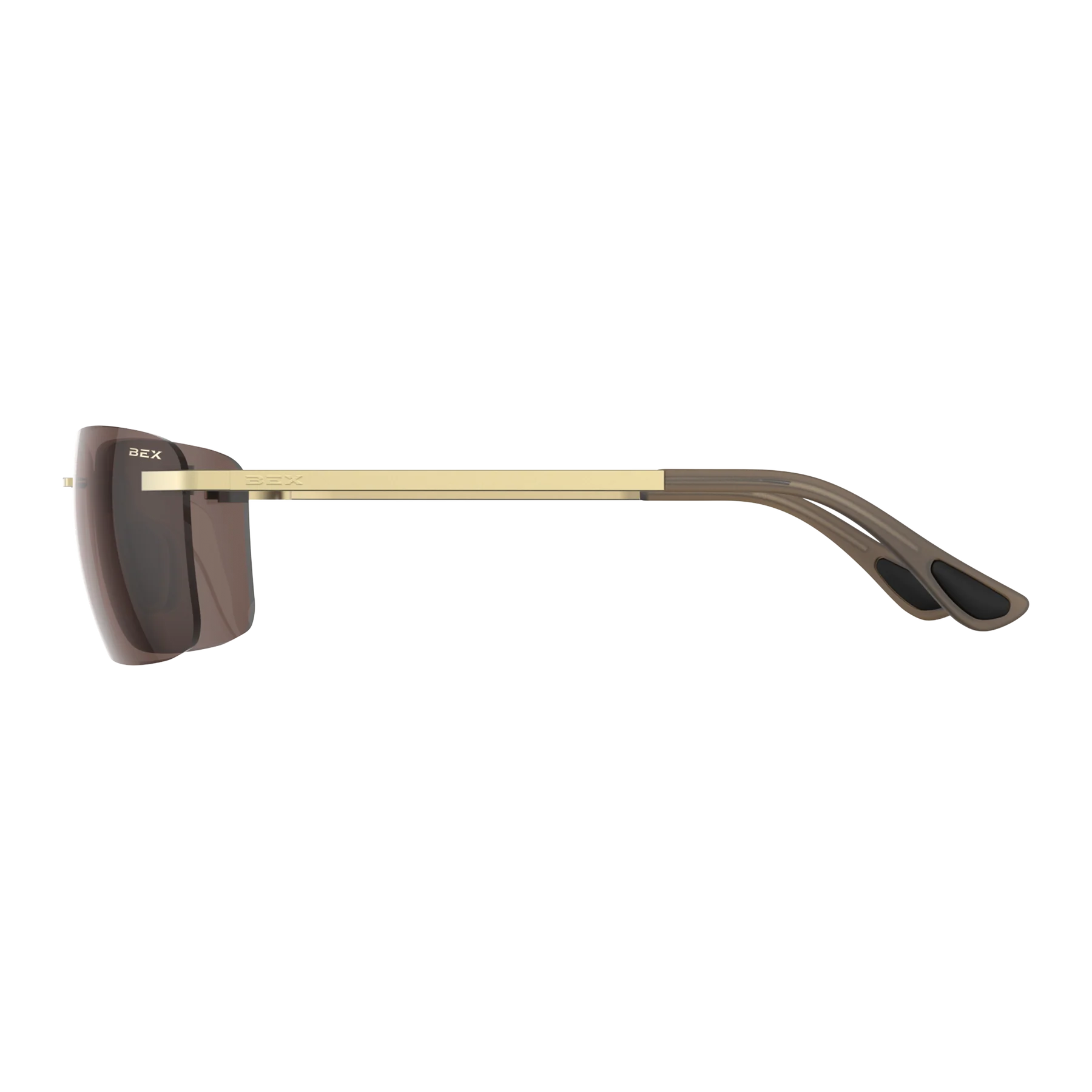 Bex Gold and Brown Legolas OTG Sunglasses S157GB