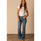 Women's Kimes Ranch Lola Mid Rise Flare Leg Trouser Jean LOLA-SOHO - Crazy House Western Wear